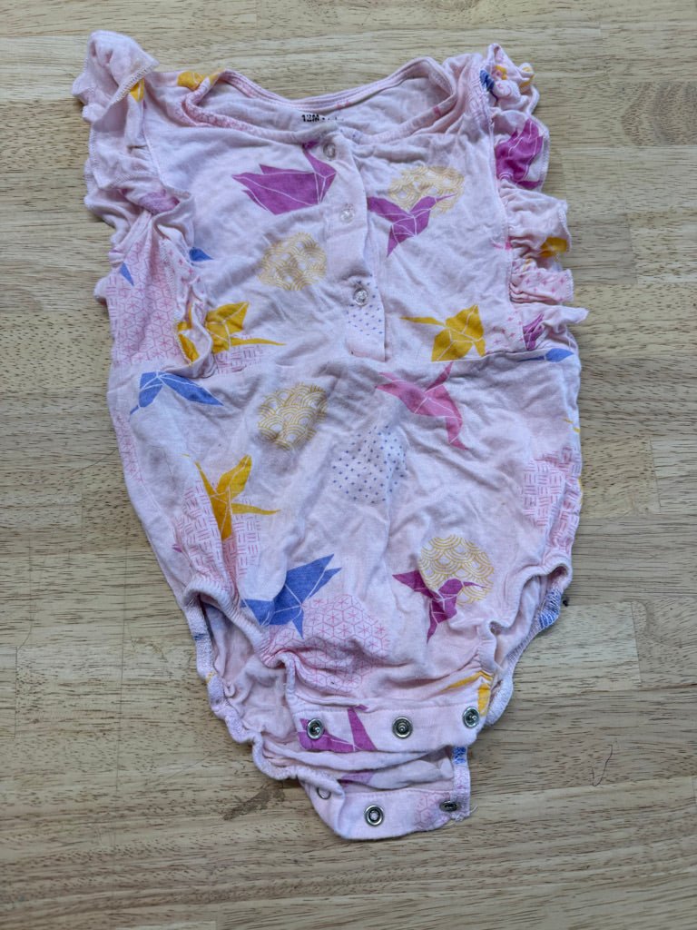 Silkberry Bird Print Bodysuit – 12–18M | Play - Nest and Sprout-Consignment