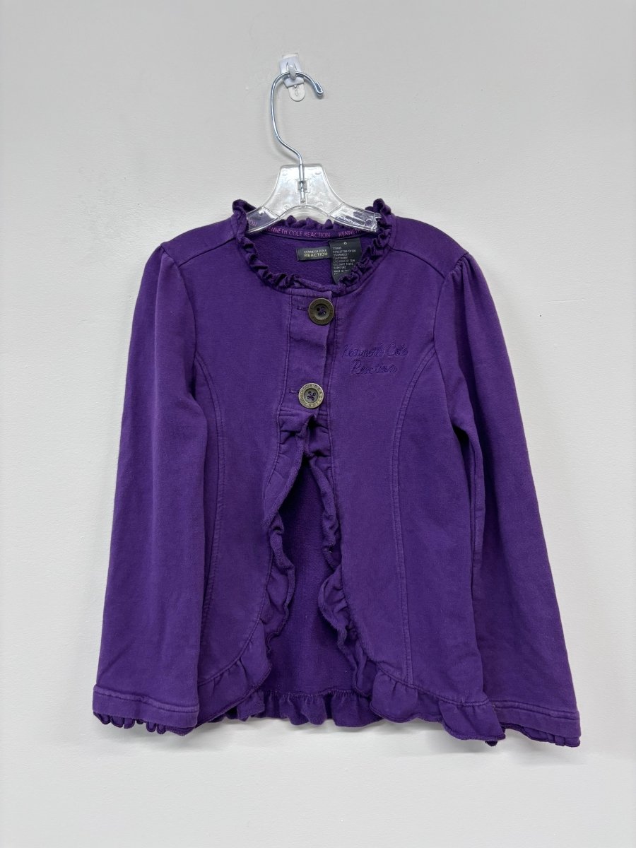 Kenneth Cole Cardigan, Kids 6 Purple - Nest and Sprout - Consignment