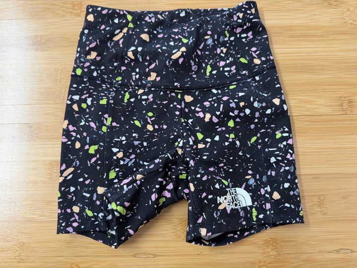 The North Face Speckle Shorts – 5 (XXS) | Black Allover Print - Nest and Sprout-Consignment