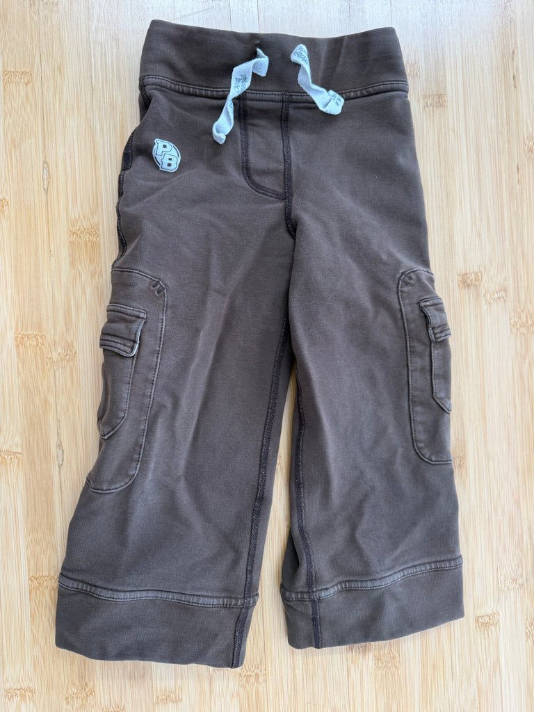 Peekaboo Beans Brown Cargo Pants – 3 - Nest and Sprout-Consignment