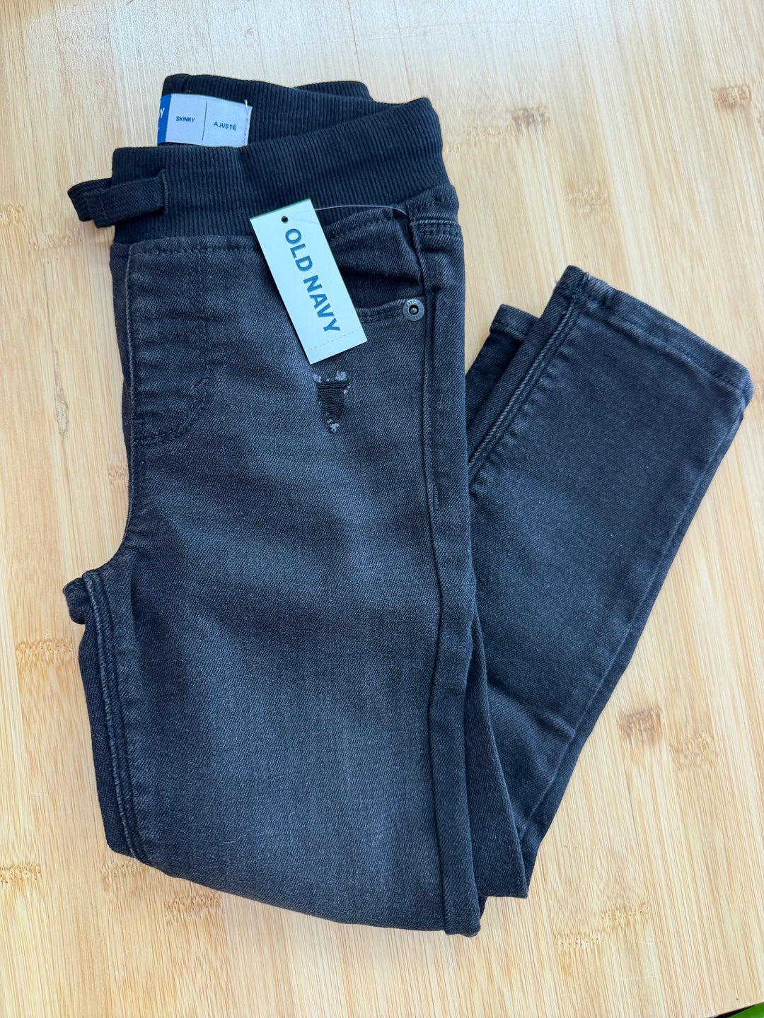 Old Navy Skinny Elastic Drawstring Black Jeans – 4T | NWT