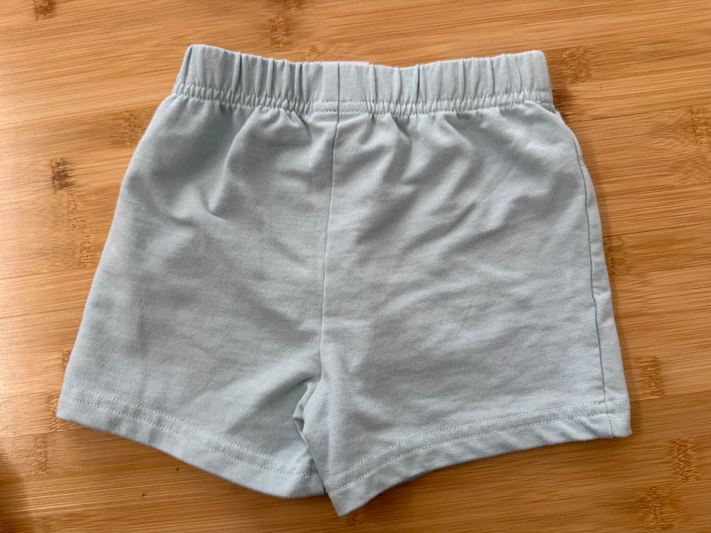 Minnie Mouse Shorts – 3 | Light Blue Small Graphic