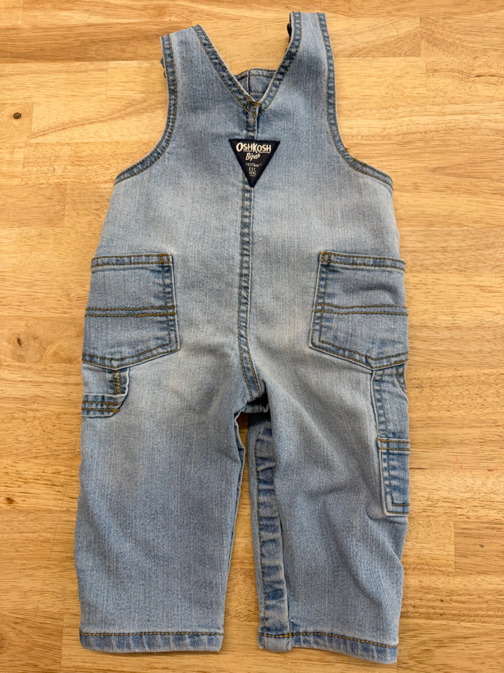 OshKosh Denim Overalls – 9M | Light Wash