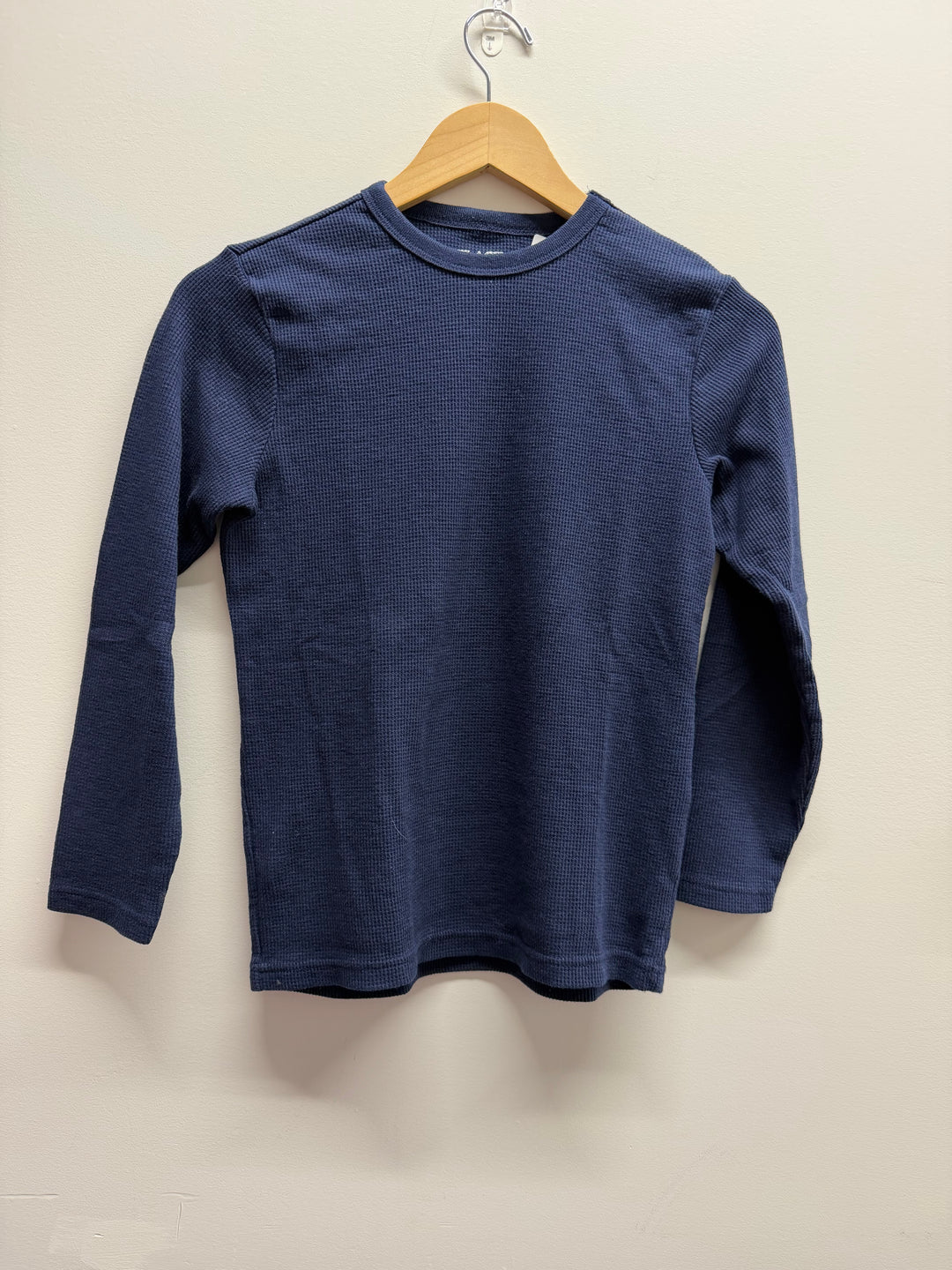The Children's Place Navy Waffle Knit Long Sleeve – 10/12