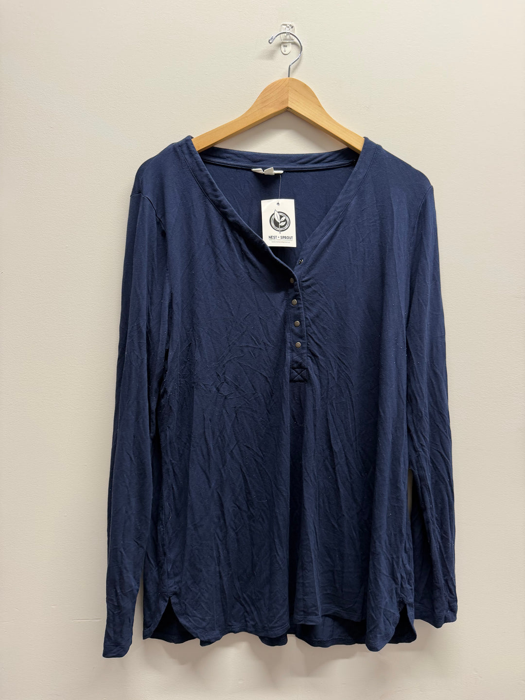 Thyme Maternity Nursing Top – XL | Navy | Play