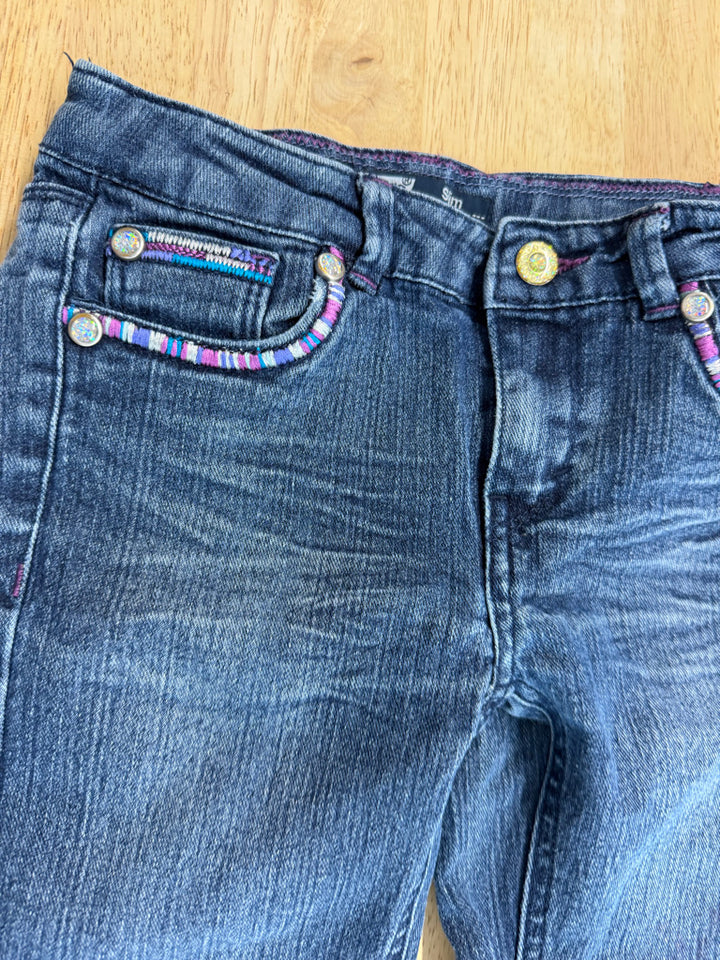 Levi's Slim Straight Jean – 6X | Purple Embellishment | Play