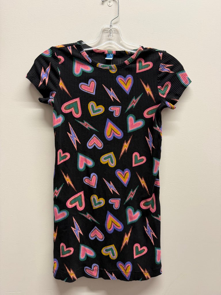 Old Navy Graffiti Print Ribbed Short Sleeve Dress – 10–12 - Nest and Sprout-Consignment