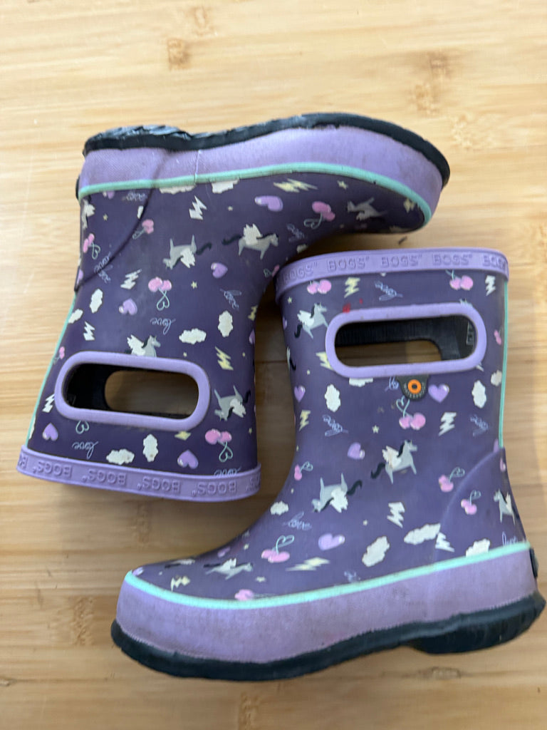 Bogs Pegasus Skipper Boots – 10 (EU 27) | Purple | Play