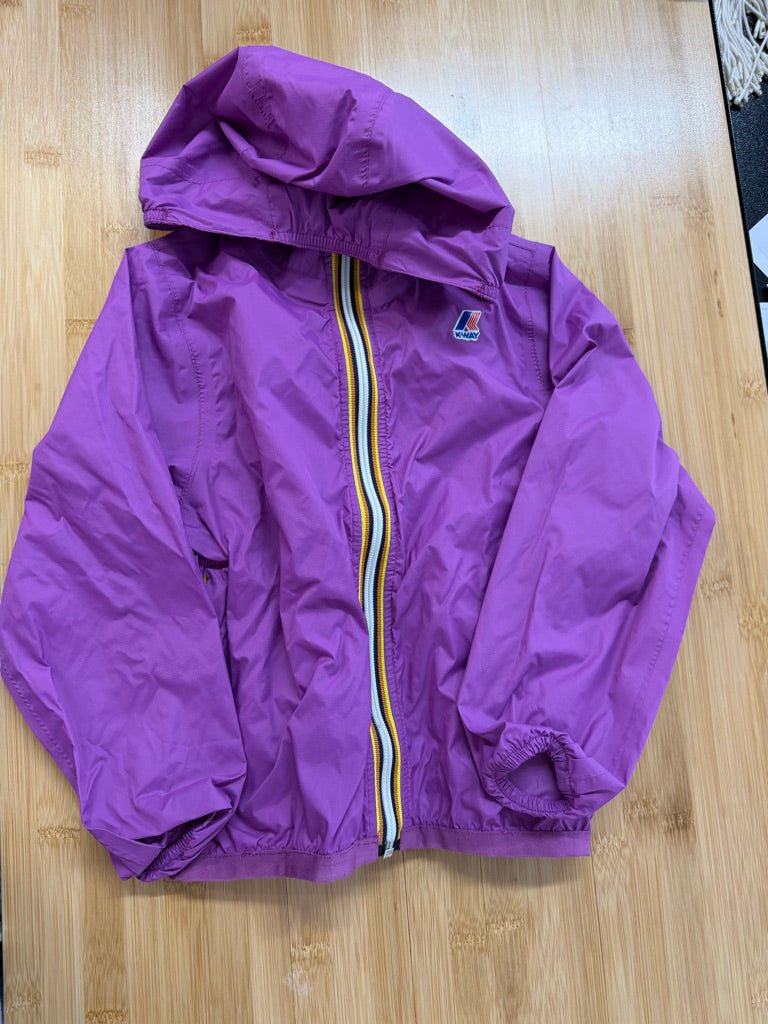 K-Way Packable Jacket – 4Y | Purple - Nest and Sprout-Consignment
