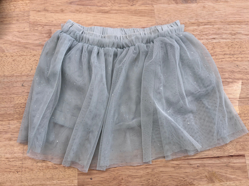 Carters 2T Light Blue Tulle Sparkle Skirt
