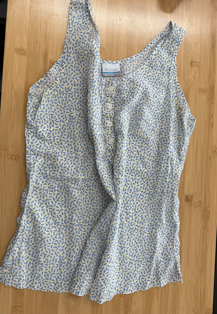 Columbia Lightweight Tank Top – M (14–16Y) | Small Print Thin