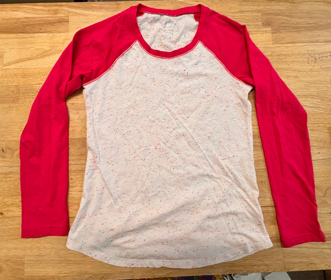 Justice Speckle Tee – Size 14/16