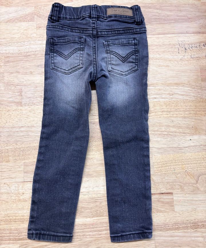 Jax & Lennon 2/3Y Light Grey Pull-On Jeans