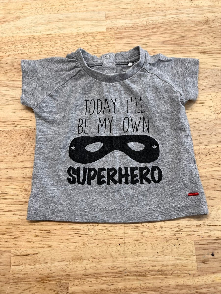 Castro Superhero Shirt – 3 - 6 Months - Nest and Sprout - Consignment
