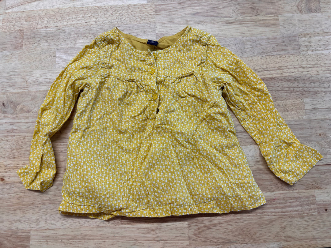 Gap Mustard Yellow Button-Up Shirt 4Y