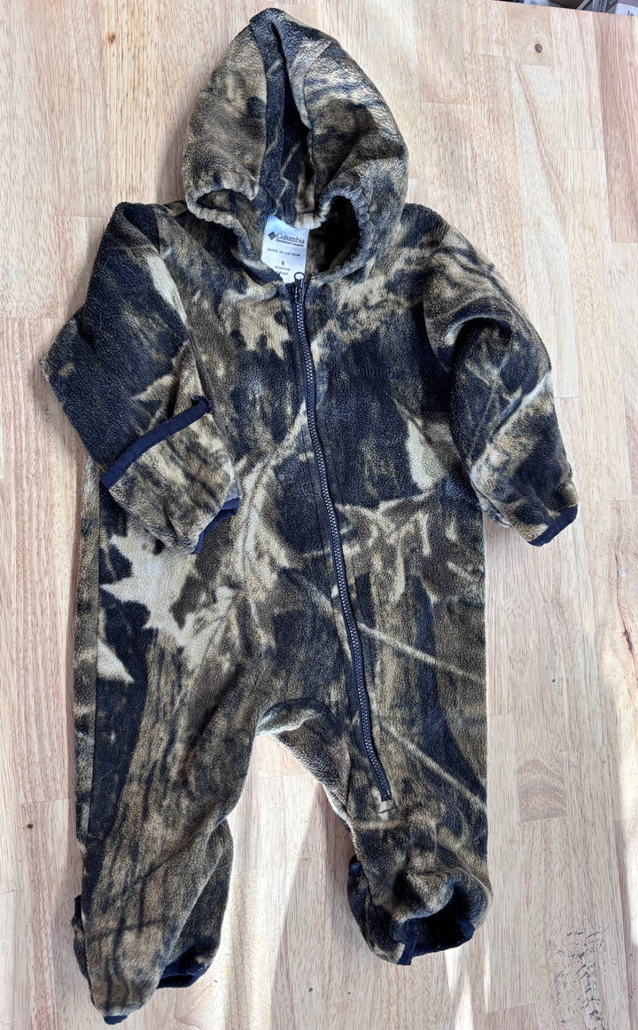 Columbia Camo Fleece Bunting 6M