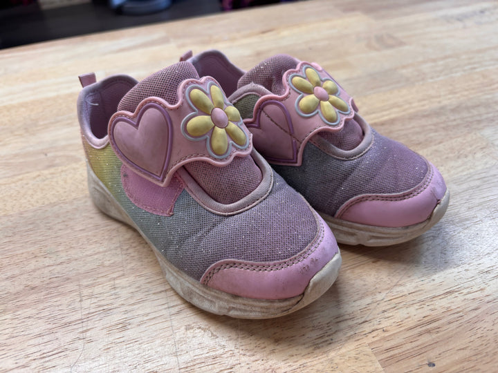 Carters Pink Velcro Sneakers 11M