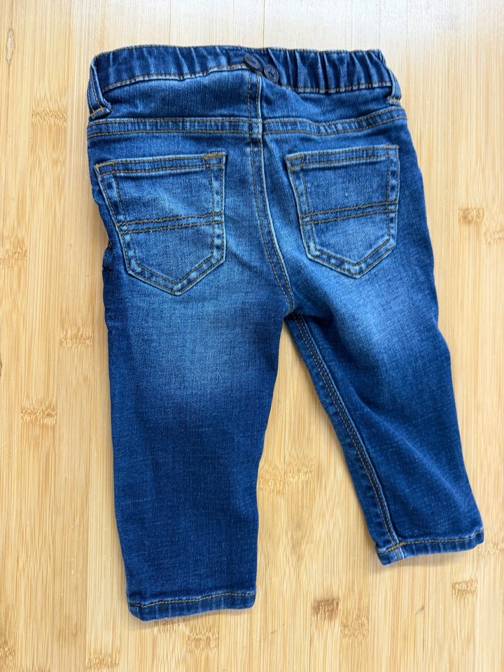 OshKosh jeans  – 6/9 Months | Denim | Medium Wash | Suspender Buttons