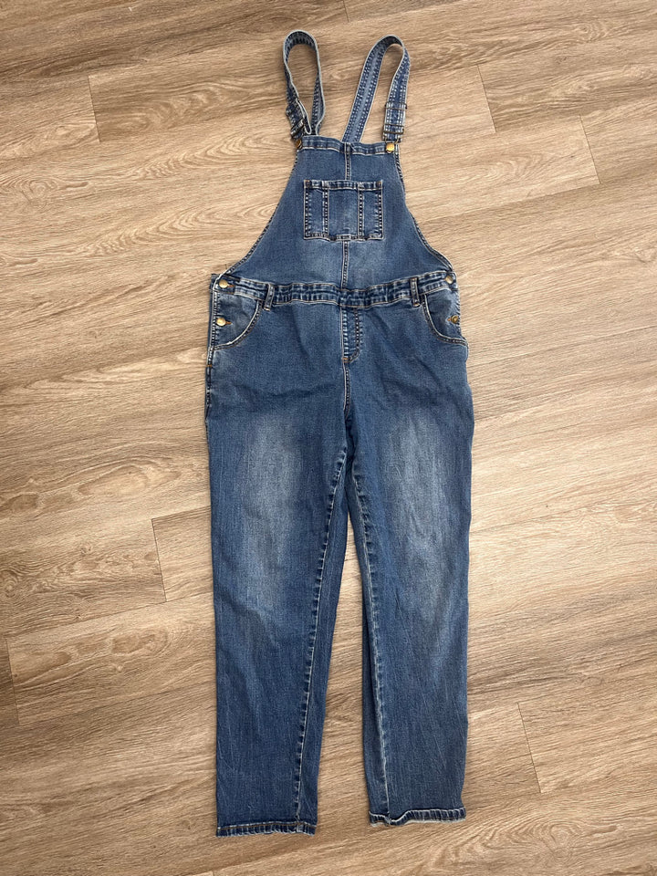 Ripe Maternity Denim Overalls – Large