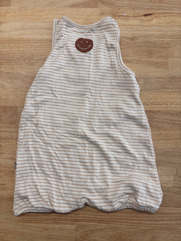 Goumi 2T Romper – Sleeveless Brown Stripe