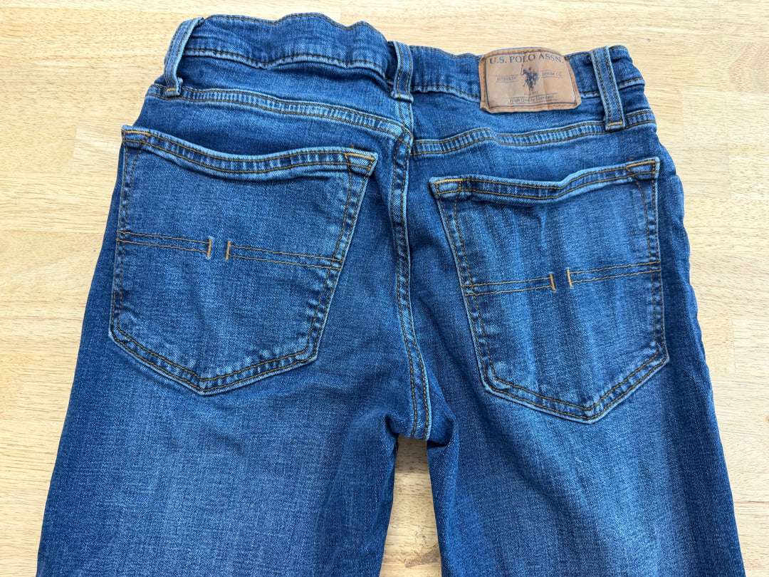 US Polo Assn Active Stretch Jeans – 28x30 | Medium Dark Wash Cotton/Elastane