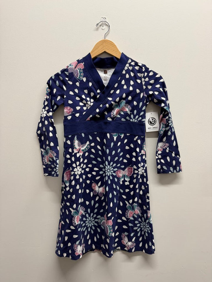 Tea Collection Wrap Neck Dress – 10 - Nest and Sprout-Consignment