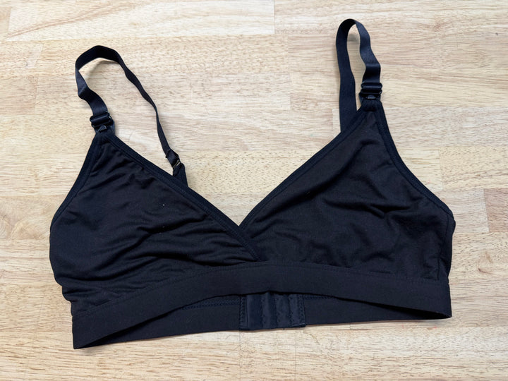 Bumpsuit Crossover Nursing Bra – XL/XXL | Black Triangle