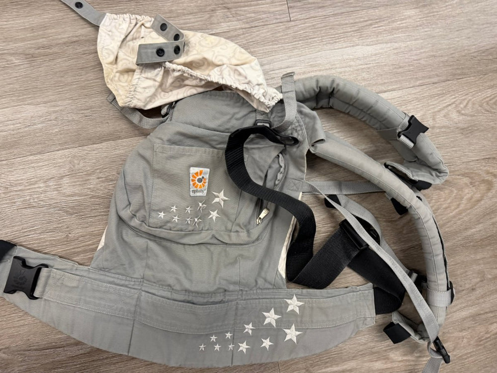 Ergobaby Standard Carrier – Grey with Grey Swirl - Nest and Sprout-Consignment