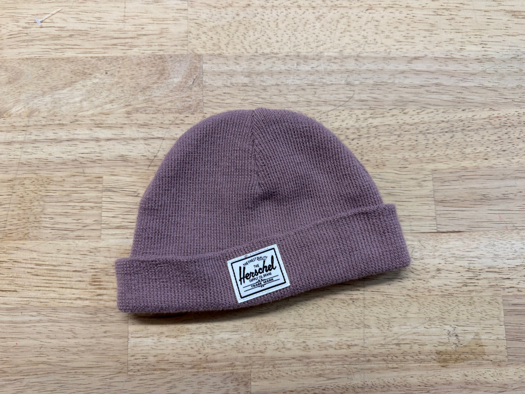 Herschel Fold-Over Beanie – 0–6M | Dusty Rose