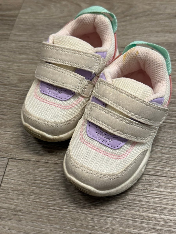 Carter's Sneakers – Size 4.5 | Pink & Turquoise - Nest and Sprout - Consignment