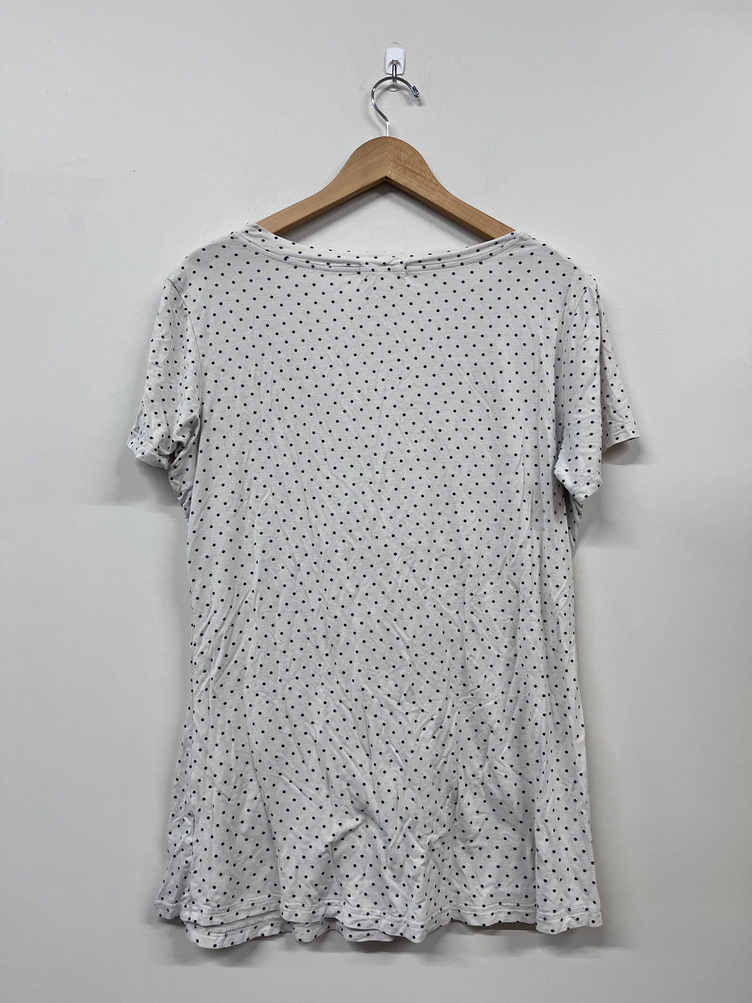 Bearsland Nursing Top, XL, White with Black Spots