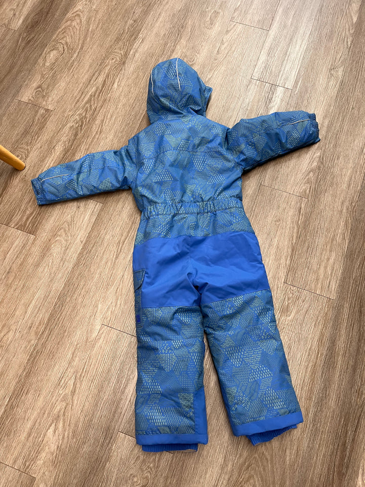 MEC Snowsuit – 4 | Blue Geometric Print