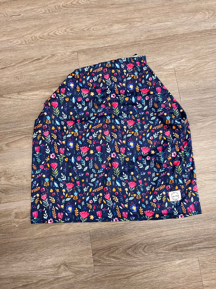 Kidz Pride Car Seat Cover – Navy Floral