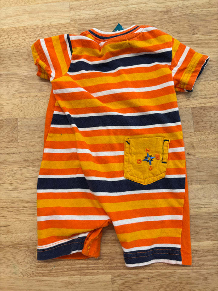 Kaboo 3 Month Orange Romper