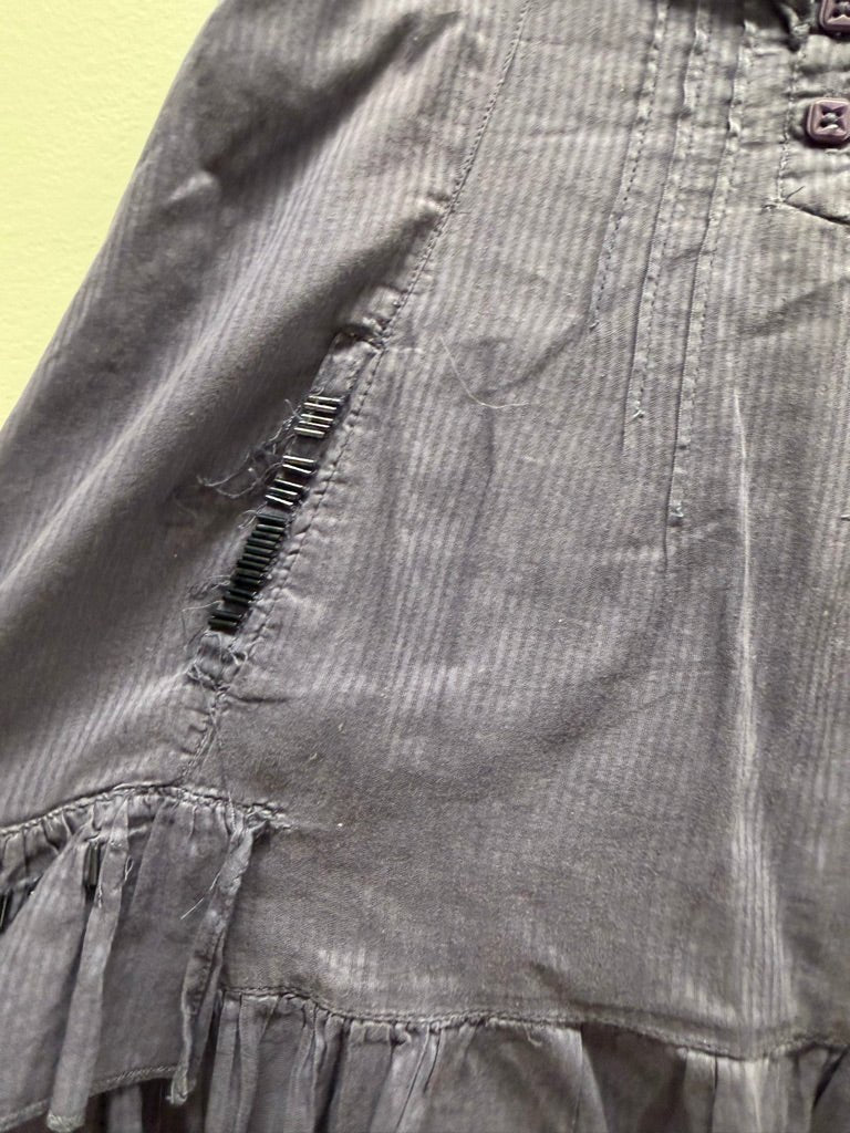 Joe Fresh Sleeveless Dress – 8 | Dusty Blue 100% Cotton - Nest and Sprout-Consignment