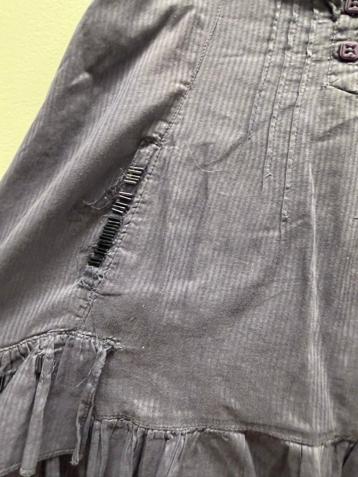 Joe Fresh Sleeveless Dress – 8 | Dusty Blue 100% Cotton - Nest and Sprout-Consignment