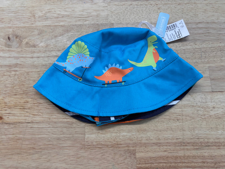 Children’s Place NB–6M Reversible Bucket Hat – Blue NWT