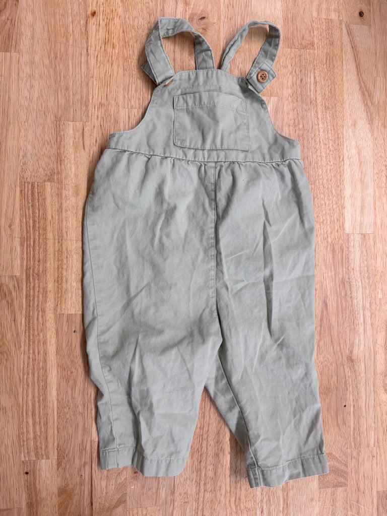 H&M 12M Light Green Romper – Button Style