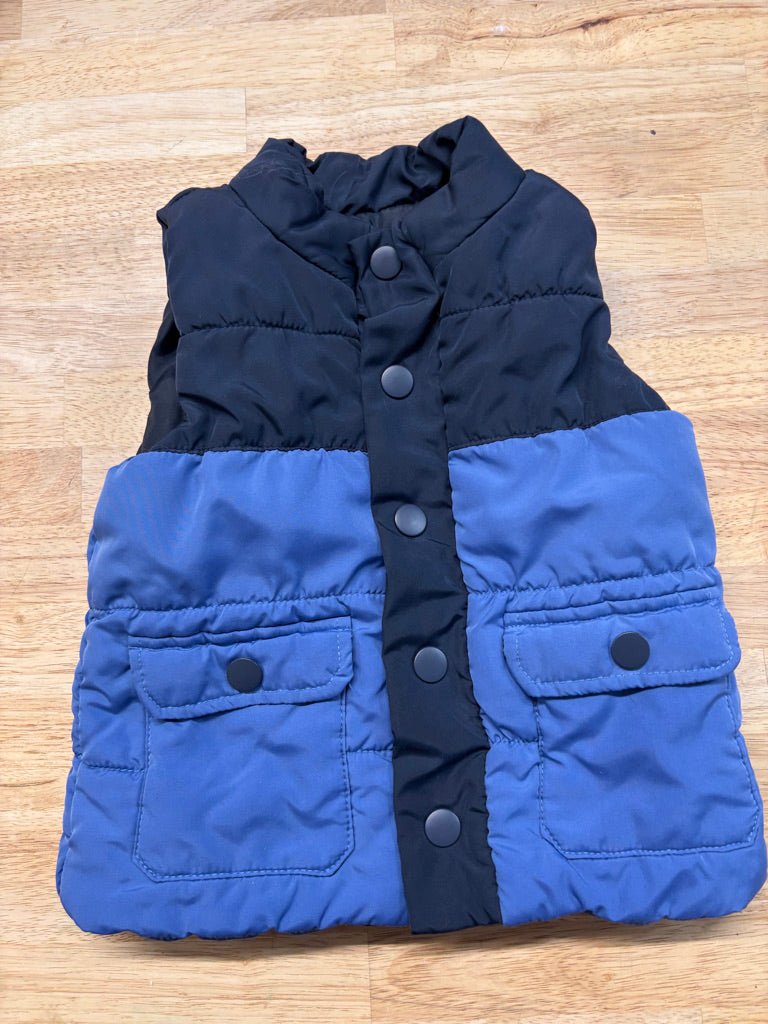 Fierce Frank Vest – Size2 (Blue, Insulated) - Nest and Sprout - Consignment