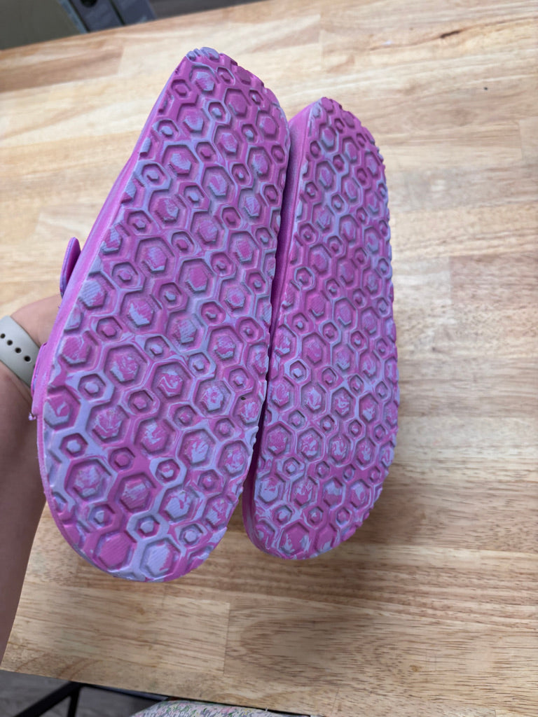 Joe Fresh Slides 3–4Y – Marbled Pink/Purple