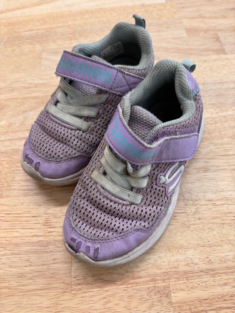 Skechers Size 9 Purple Velcro Shoes - Nest and Sprout - Consignment