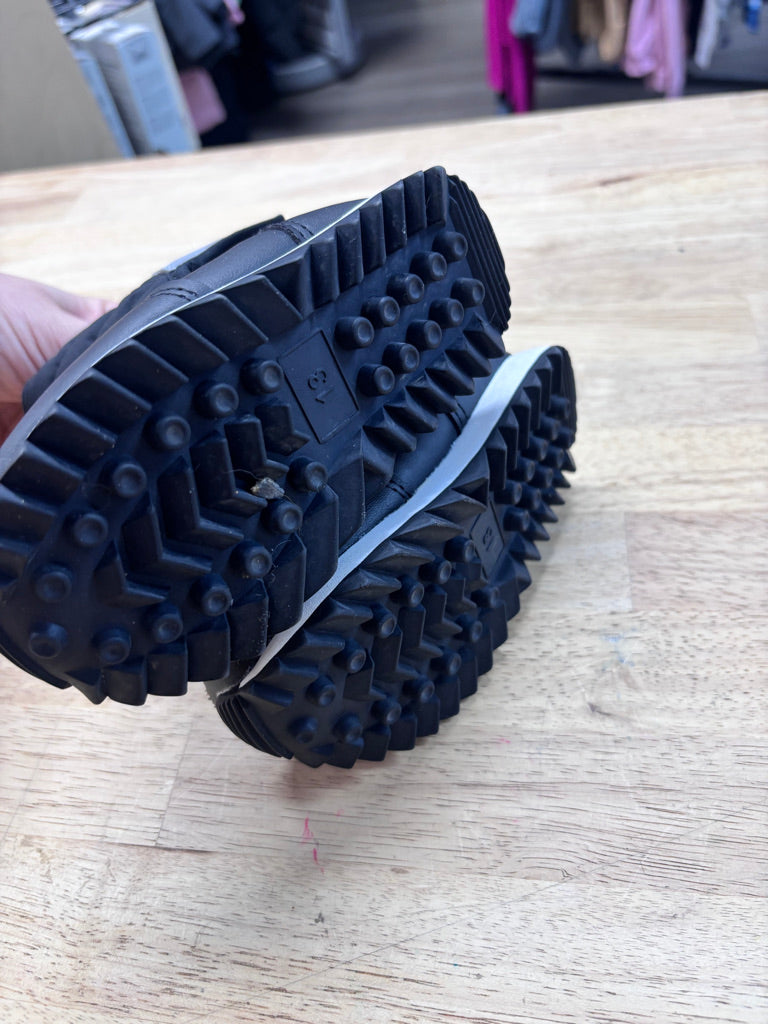 Jan & Jul Tall Puffy Winter Boots Black US 5.5, JP 13