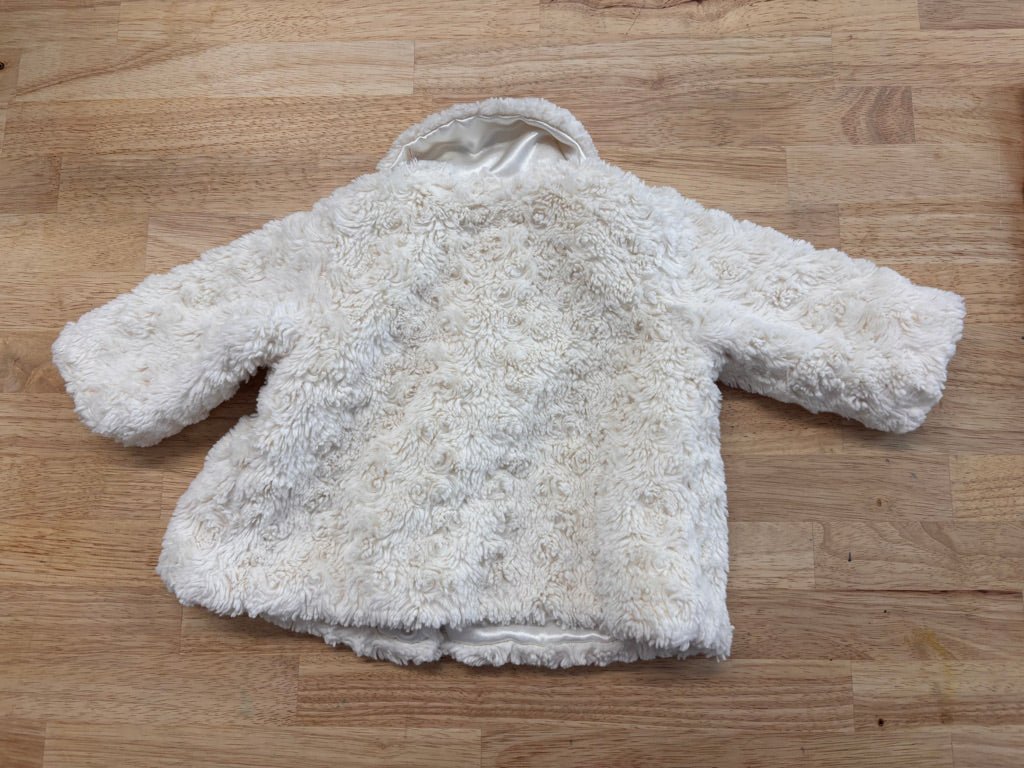 Children’s Place 3–6 Months Faux Fur Dress Jacket - Nest and Sprout - Consignment