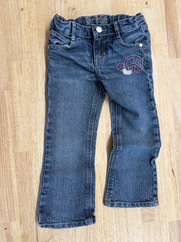 Greendog Flare Jeans Embroidered | Size 4T