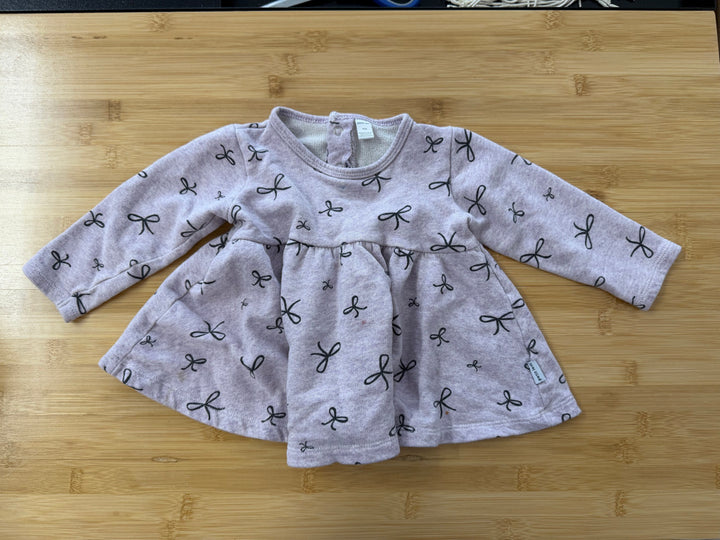 Petit Lem Top – 18M | Light Purple with Black Bows | Play