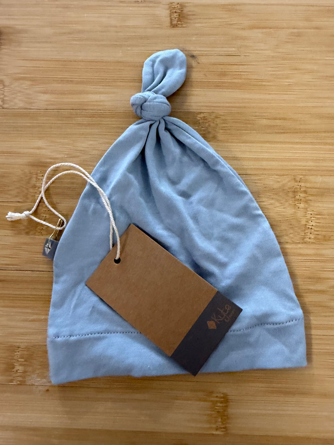 Kyte Baby Light Blue Knotted Hat – 0–3M | NWT