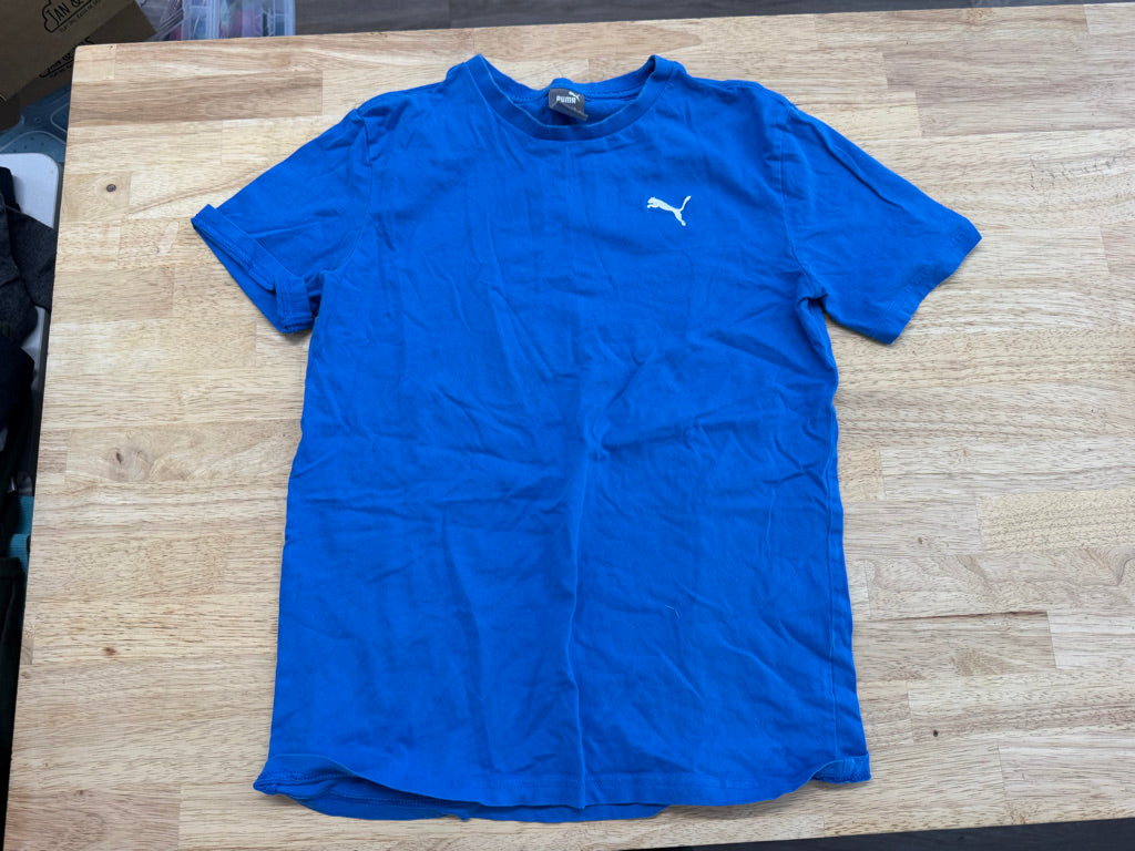 Puma Logo Shirt – 14/16 | Blue Light Wear