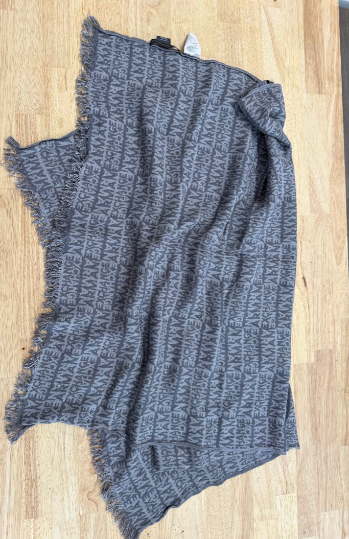 Armani Exchange Viscose Scarf – One Size | Grey