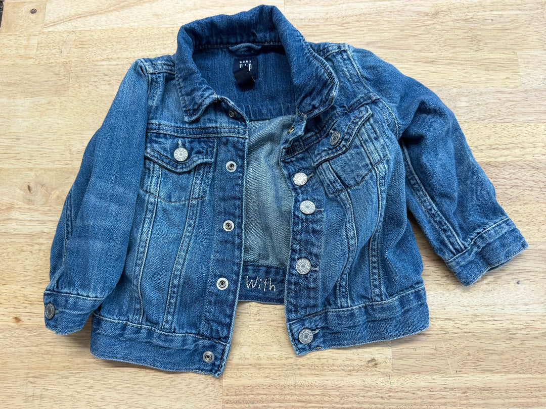 Baby Gap Denim Jacket – 18-24 Months | Light-Medium Wash
