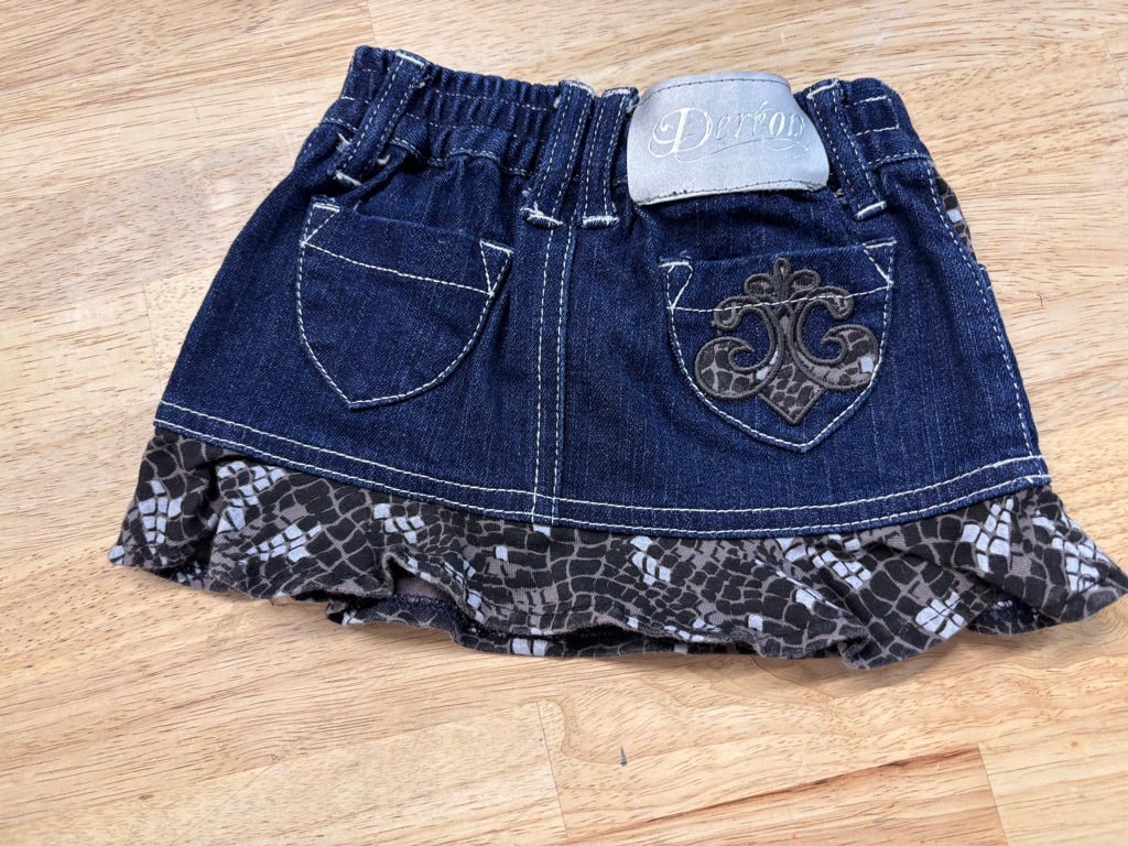 Deron 6 - 9M Denim Skirt - Nest and Sprout - Consignment